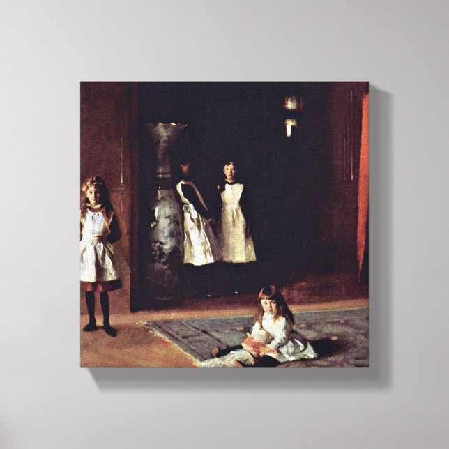 Toile John Singer Sargent - Les filles Boit (Recto)