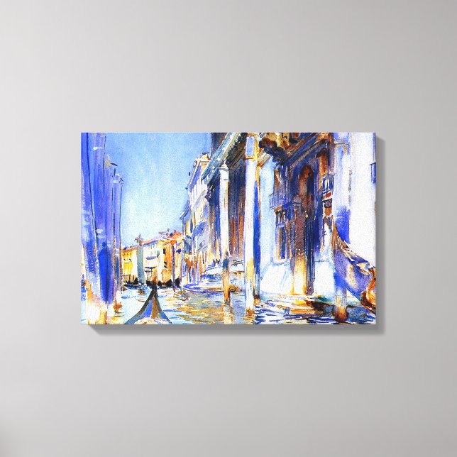 Toile John Singer Sargent Rio dell’Angelo Venice (Recto)