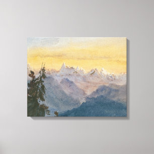 Toile John Singer Sargent - Vue du Mont Pilatus