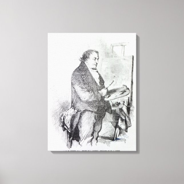 Toile John Thomas Smith | Joseph Mallord William Turner (Recto)