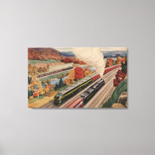 Toile Johnstown, Pennsylvanie (trains de commerce)