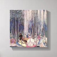 Joli conte de Fairytale Princess Canvas Wall Art