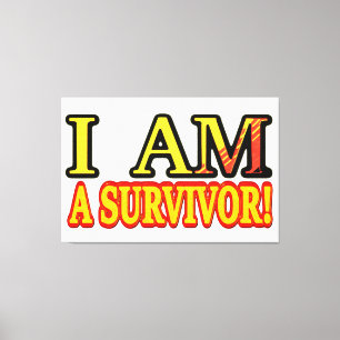 Toile Joli dessin "SURVIVOR". Commandez dès maintenant