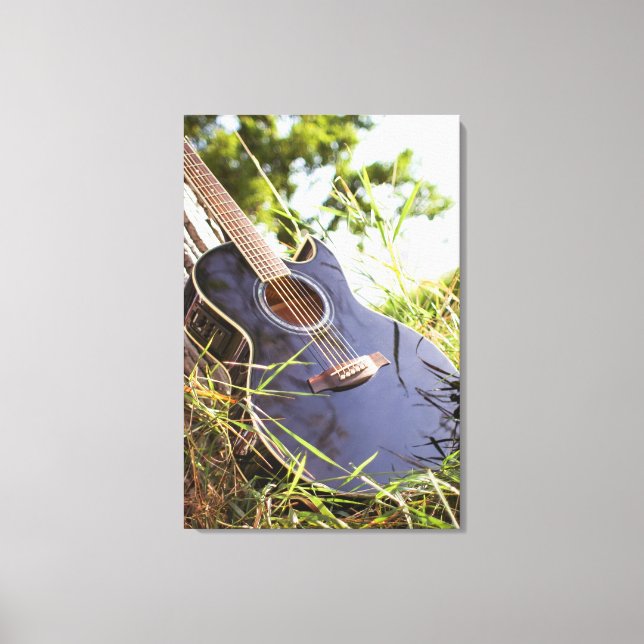Toile Jolie basse guitare (Recto)