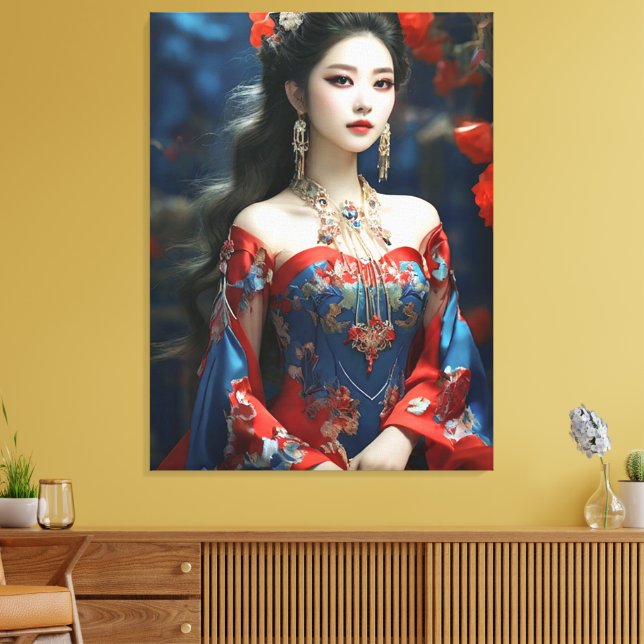 Toile jolie chinoise (Insitu(Salon))