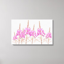 Jolie fleurs roses design floral moderne art