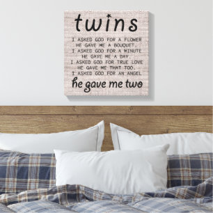 Toile Jolis Jumeaux