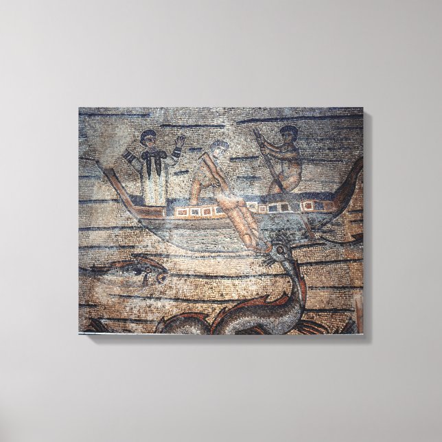 Toile Jonah étant avalé par la baleine, détail d'un (Recto)