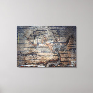 Toile Jonas avalé par la baleine, détail d'a
