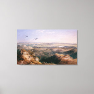 Toile Jonction de Yellowstone et Missouri par Bodmer