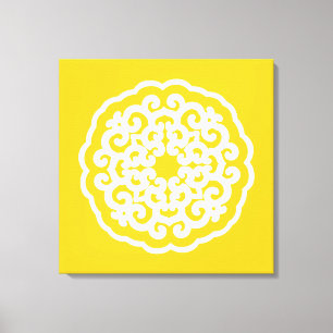 Toile Jonquil Moods Asiatique Mandalla