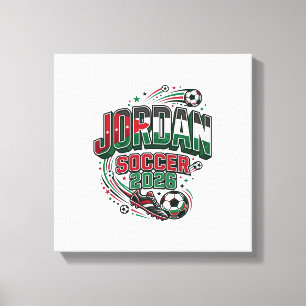 Toile Jordan Football 2026 Football Gras Typographie Pay
