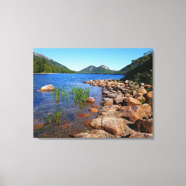 Toile Jordan Pond II à Acadia National Park (Recto)