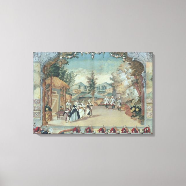 Toile Joseph Haydn lors de la première représentation de (Recto)