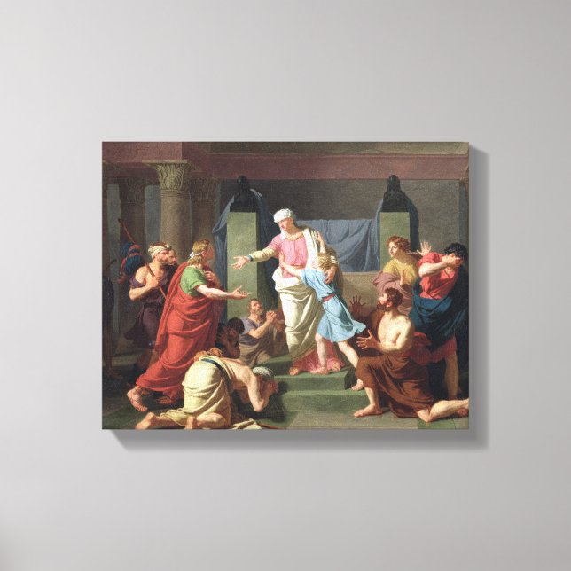 Toile Joseph Reconnu par ses frères, 1789 (Recto)