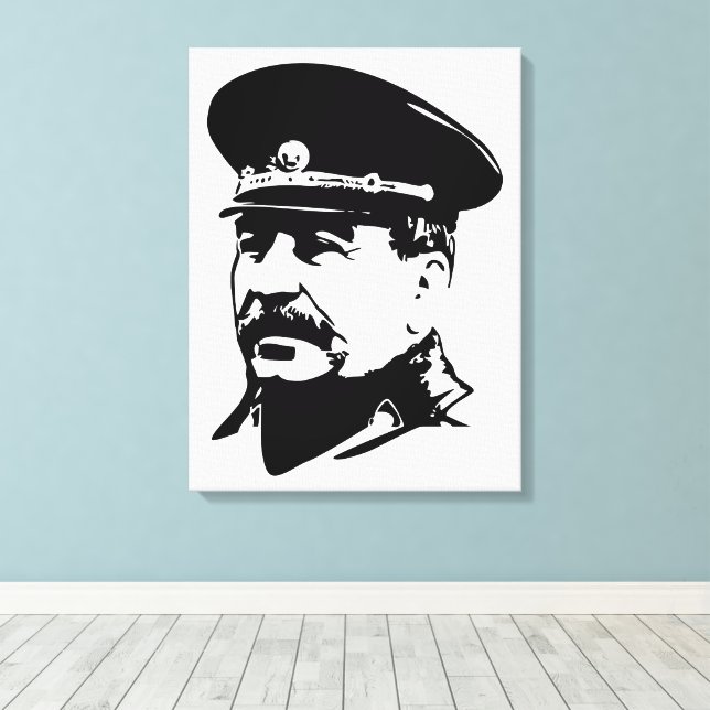 Toile Joseph Staline, URSS, CCCP, Union soviétique, Comm (Insitu (Plancher de Bois))