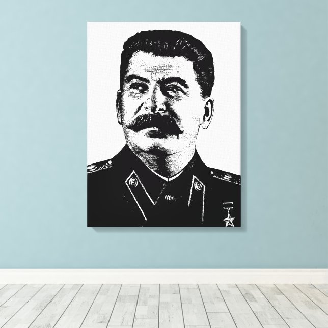 Toile Joseph Staline, URSS, CCCP, Union soviétique, Comm (Insitu (Plancher de Bois))