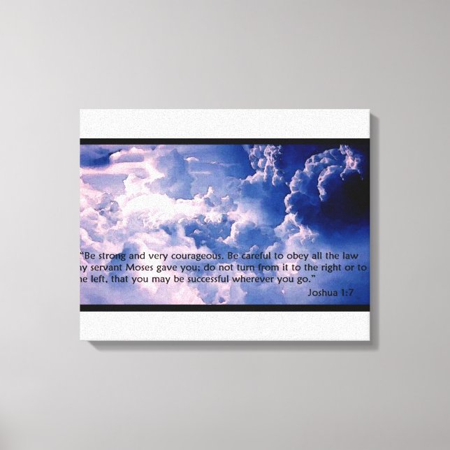 Toile Joshua 1:7 (Recto)