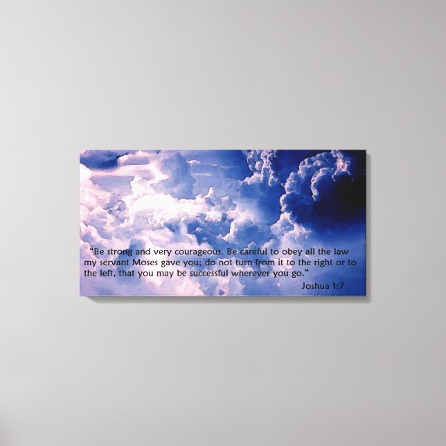 Toile Joshua 1:7 (Recto)