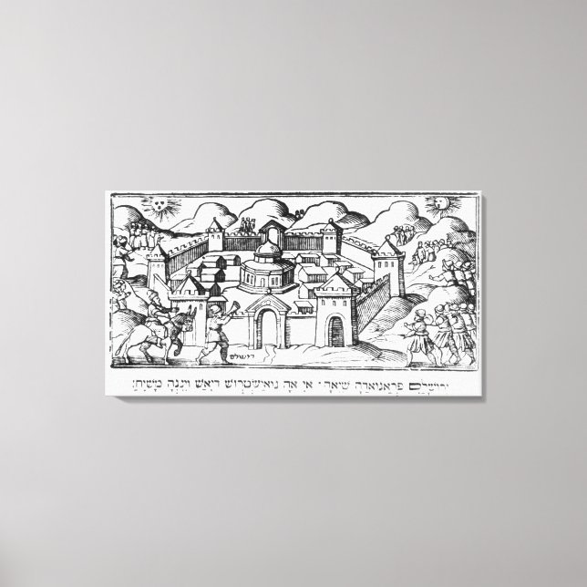 Toile Joshua aux murs de Jéricho (Recto)