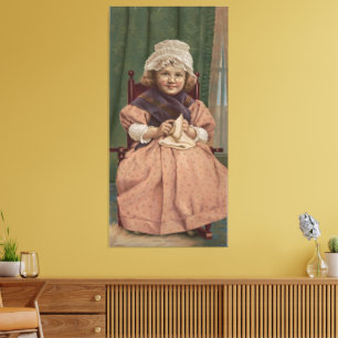 Toile Jouant grand-mère