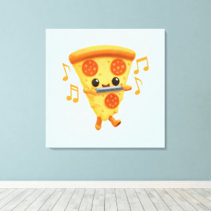 Toile Jouer à trancher une corbeille harmonique