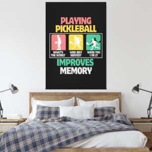 Toile Jouer au Pickleball améliore la mémoire