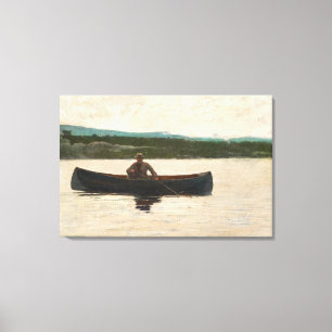 Toile Jouer un poisson (1875) par Winslow Homer