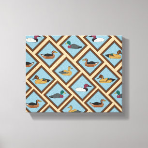 Toile Jouets vintages de canard encadrés en forme de dia