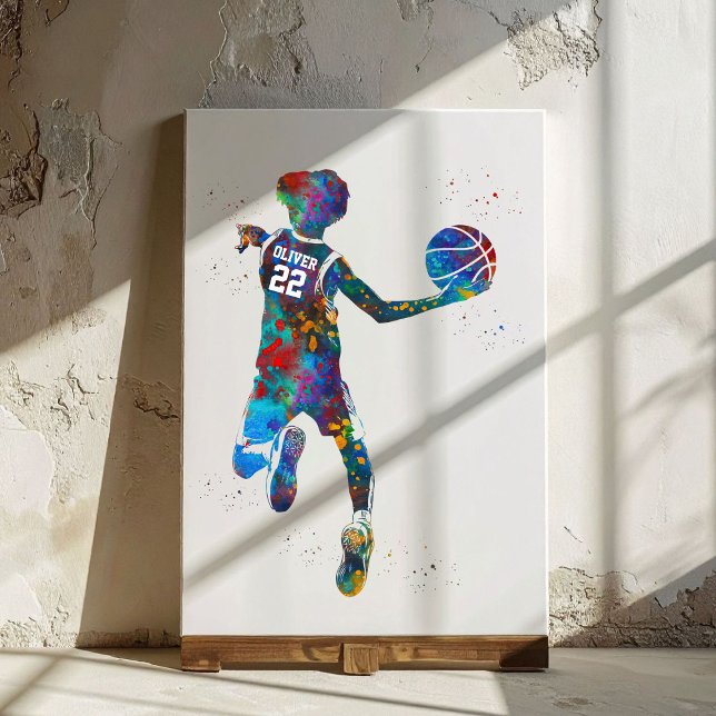 Toile Joueur de basketball (Créateur téléchargé)