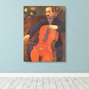 Toile Joueur Schneklud Portrait par Paul Gauguin
