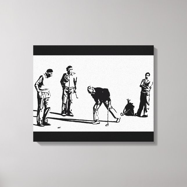 Toile Joueurs de golf (Recto)