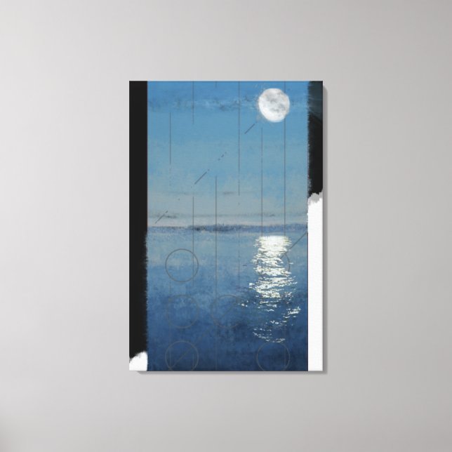 Toile Jour de la Genèse 2 : Waters 2014 peinture numériq (Recto)