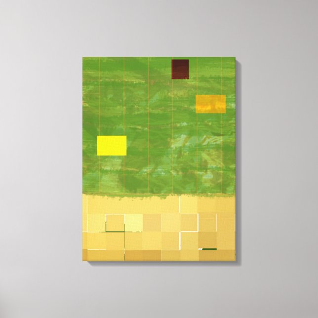Toile Jour de la Genèse 3 : Végétation 2014 (Recto)