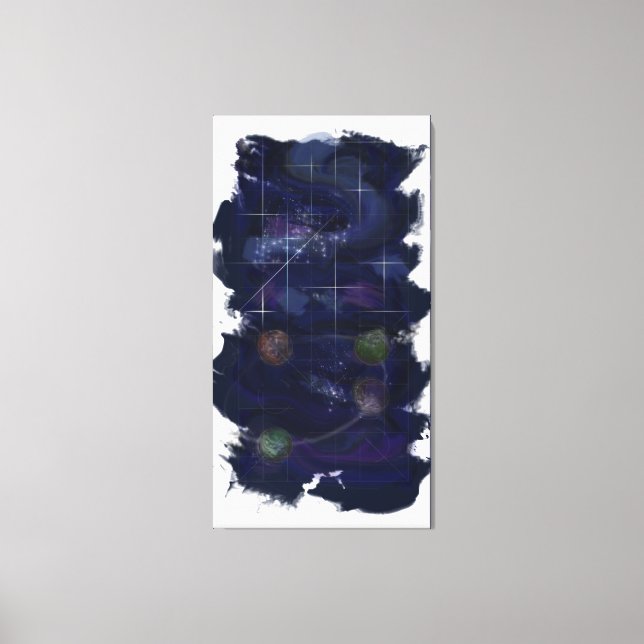 Toile Jour de la Genèse 4 : Étoiles 2014 (Recto)