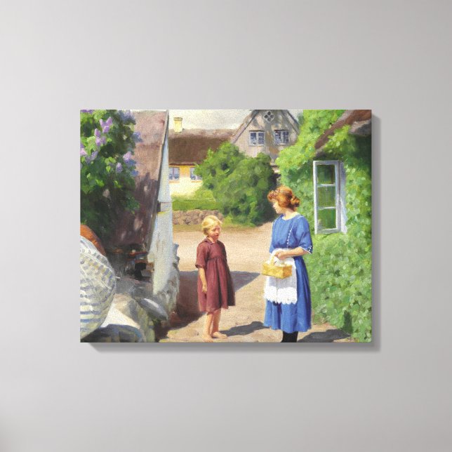 Toile Jour d'été au Danemark (de H.A. Brendekilde) (Recto)