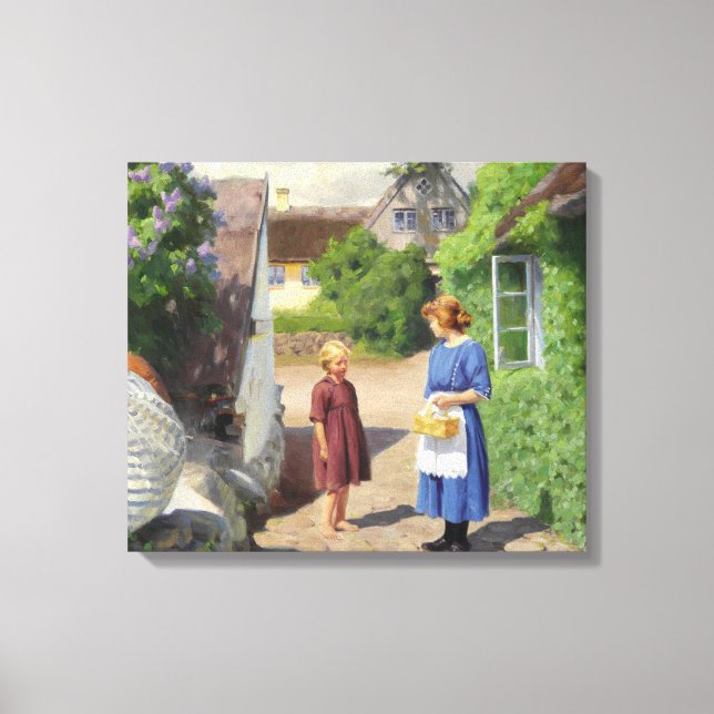 Toile Jour d'été au Danemark (de H.A. Brendekilde) (Recto)