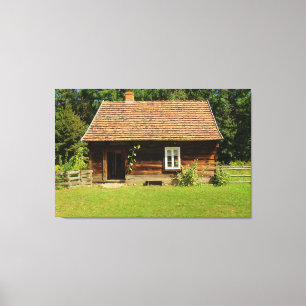 TOILE JOURNAL CABINE SERENE PAYSAGE PHOTO CANVAS STRETCH