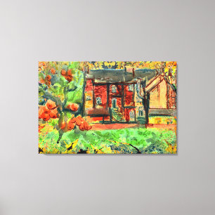 Toile Journée chaude d'automne au Pays de Galles sur toi