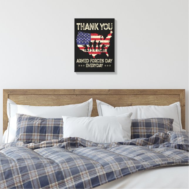 Toile Journée des forces armées (Insitu(Chambre))