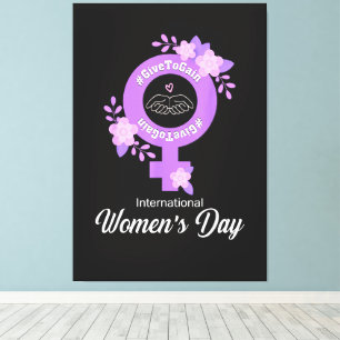 Toile Journée internationale des femmes 8 mars