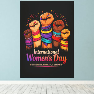 Toile Journée internationale des femmes 8 mars