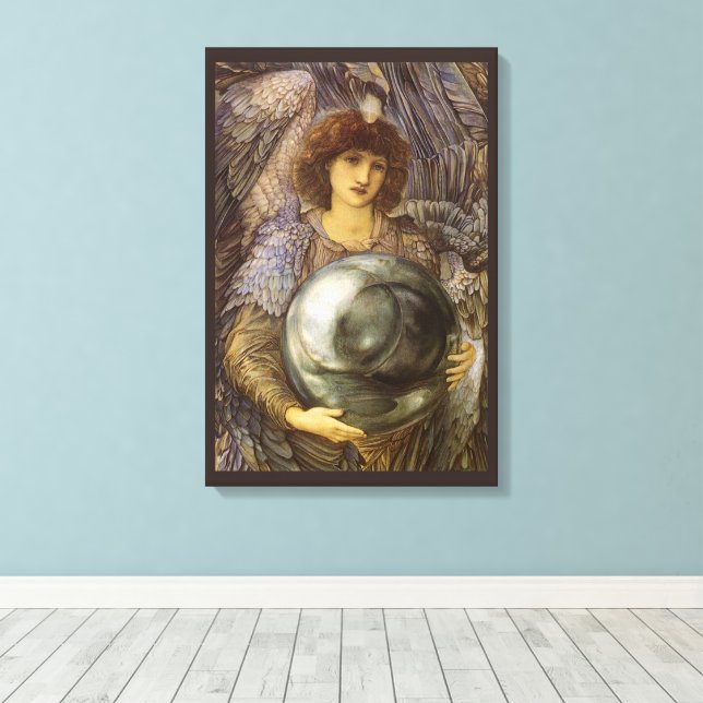 Toile Jours de la Création, Premier Jour par Burne Jones (Insitu (Plancher de Bois))