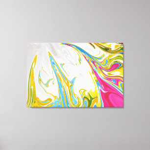 Toile Joyeuse peinture Abstraite Meilleur art coloré