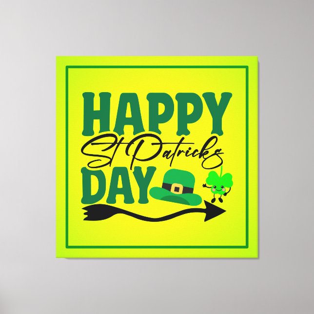 Toile Joyeuse Saint-Patrick (Recto)