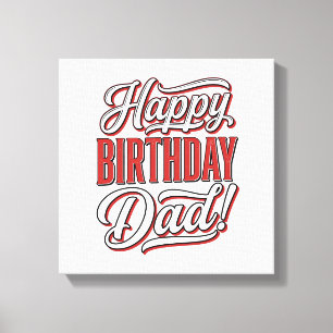 Toile Joyeux Anniversaire Papa Conception de Chemise de