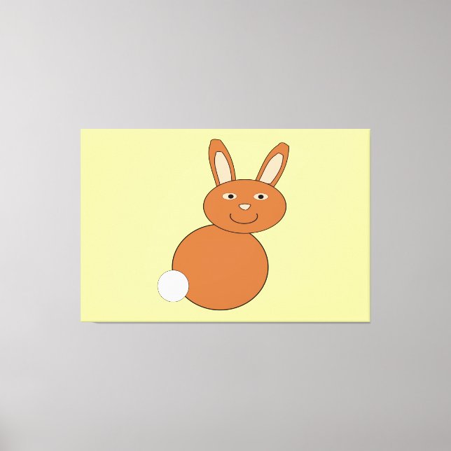 Toile Joyeux Bunny de Pâques Pri (Recto)