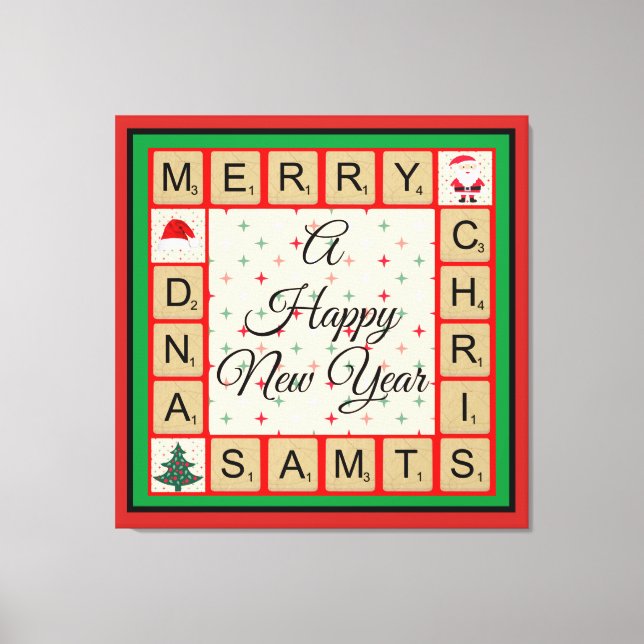 Toile Joyeux Noël (Recto)