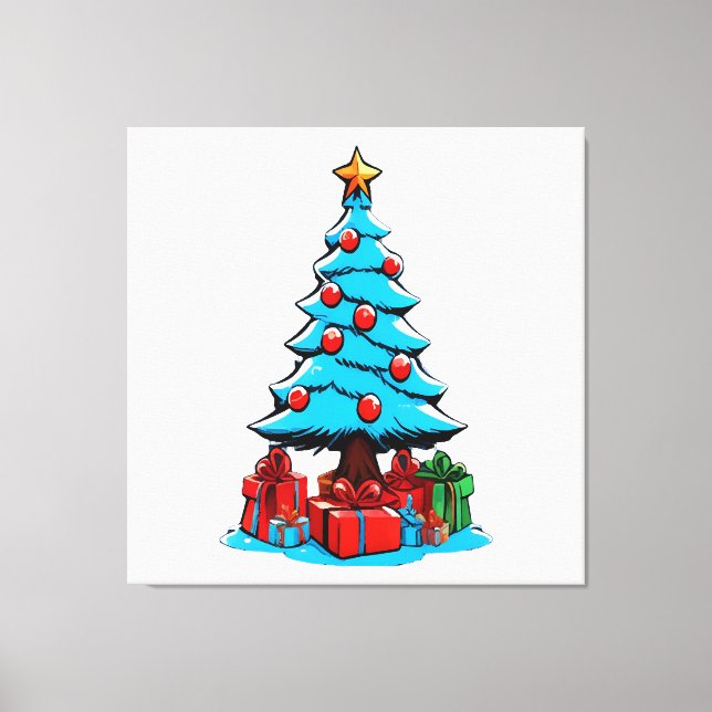 Toile Joyeux Noël 3D (Recto)