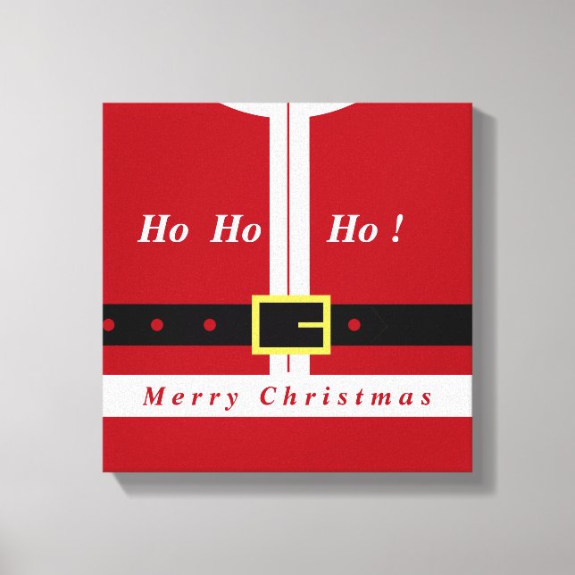 Toile Joyeux Noël - Père Noël - Cadeaux Pour Tous (Recto)